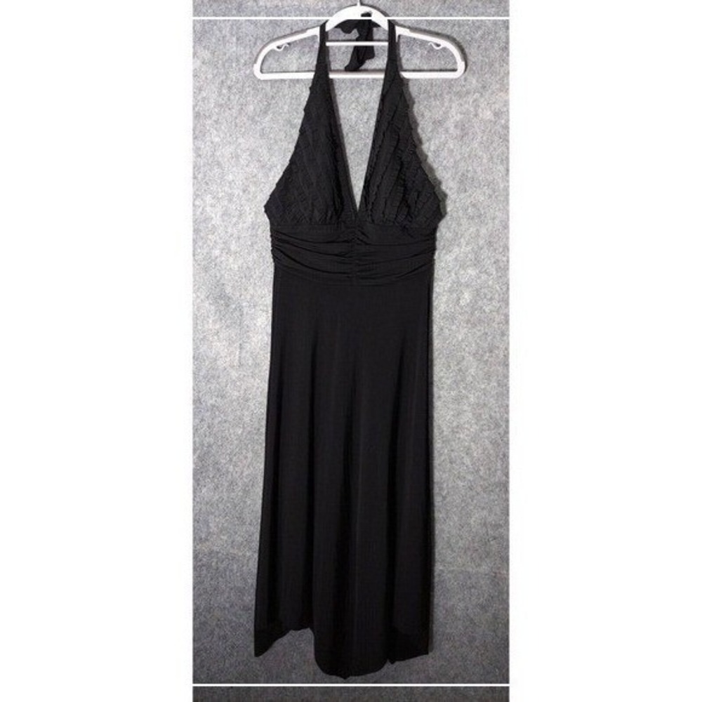 Signature Robbie Bee Dress 8 Black Handkerchief Cinched Waist Fairy Whimsigoth